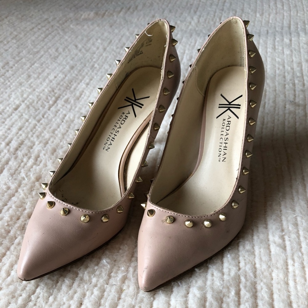 kardashian kollection nude stilettos